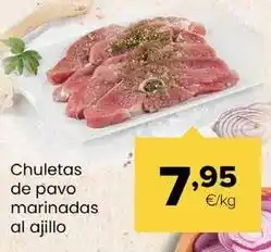 Autoservicios Familia Chuletas de pavo marinadas al ajillo oferta