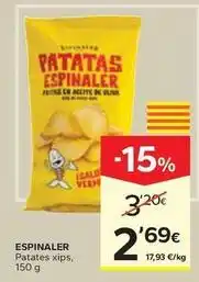 Caprabo Espinaler - patates xips oferta