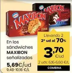 Autoservicios Familia Maxibon - sandwiches oferta