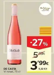 Caprabo De casta - vi rosat oferta