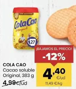Autoservicios Familia Cola cao - cacao soluble original oferta