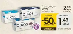 Eroski Oikos - en los griegos oferta