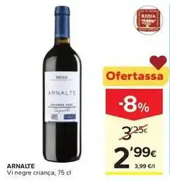 Caprabo Arnalte - vi negre crianca oferta