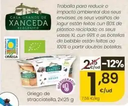 Eroski Casa de grande de xanceda - griego de stracciatella oferta