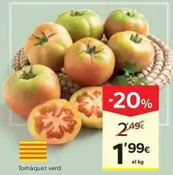 Caprabo Tomàquet verd oferta
