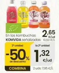 Eroski Komvida - en las kombuchas señalizadas oferta