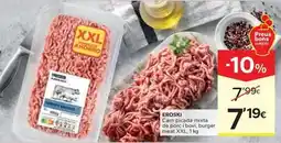 Caprabo Eroski - carn picada mixta de porc i bovi oferta