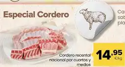 Autoservicios Familia Cordero recental nacional por cuartos y medios oferta