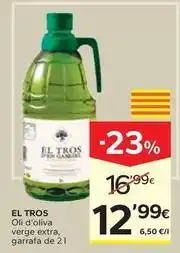 Caprabo El tros - oli d'oliva verge extra oferta