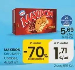 Eroski Maxibon - sandwich cookies oferta