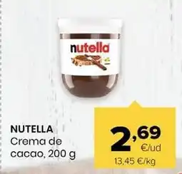 Autoservicios Familia Nutella - crema de cacao oferta