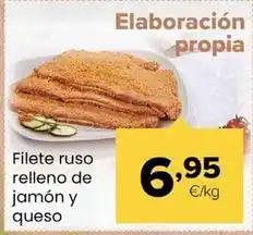 Autoservicios Familia Filete ruso relleno de jamon y queso oferta