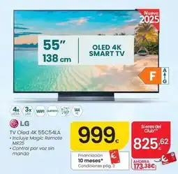 Eroski Lg - tv oled 4k 55c54la oferta