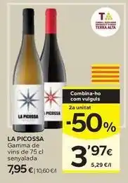 Caprabo La picossa - gamma de vins oferta