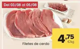Autoservicios Familia Filetes de cerdo oferta
