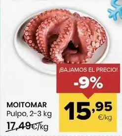 Autoservicios Familia Moitomar - pulpo oferta