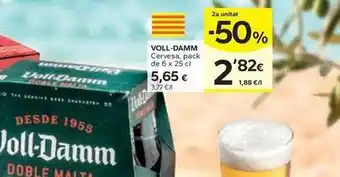 Caprabo Voll-damm - cervesa oferta