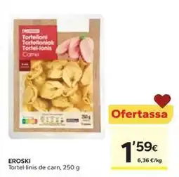 Caprabo Eroski - tortellinis de carn oferta