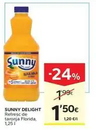 Caprabo Sunny delight - refresc de taronja florida oferta