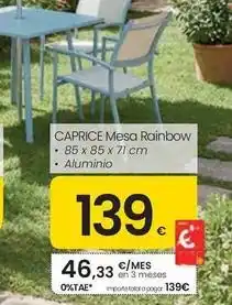 Eroski Caprice mesa rainbow oferta