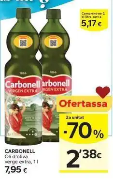 Caprabo Carbonell - oli d'oliva verge extra oferta