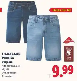Lidl Lycra - esmara men pantalon vaquero oferta