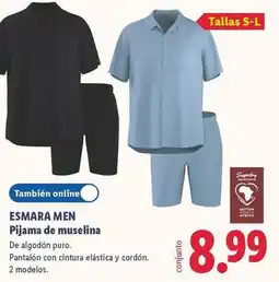 Lidl Esmara - pijama de muselina oferta
