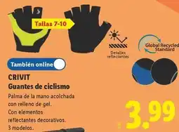 Lidl Crivit - guantes de cicliismo oferta