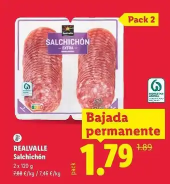 Lidl Realvalle - salchichon oferta