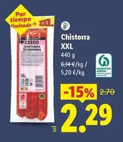 Lidl Chistorra xxl oferta
