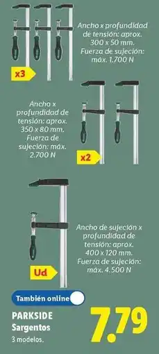 Lidl Parkside oferta