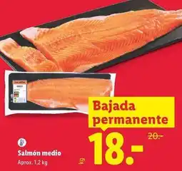 Lidl Salmon medio oferta