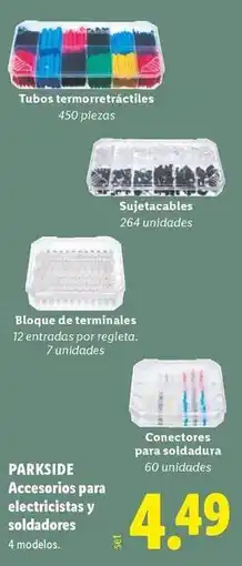 Lidl Parkside - accesorios para electricistas y soladores oferta