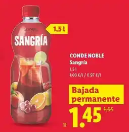Lidl Corte noble - sangría oferta
