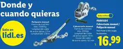 Lidl Parkside - carrestone manual/polijasto manual oferta