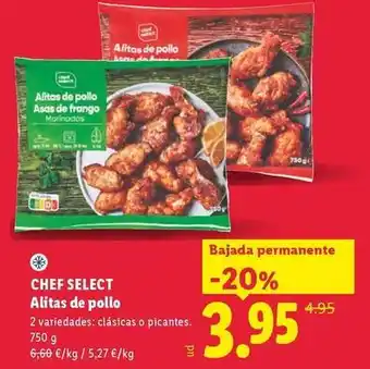 Chef select - alitas de pollo