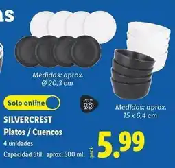 Lidl Silvercrest - platos / cuencos oferta