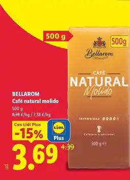 Lidl Bellarom - café natural molido oferta