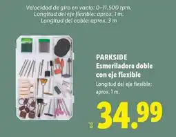 Lidl Parkside - esmeriladora doble con eje flexible oferta