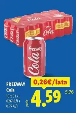 Lidl Freeway - cola oferta