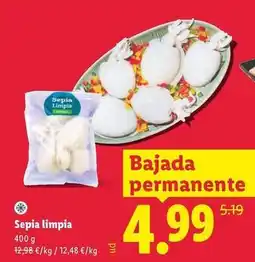 Lidl Sepia limpia oferta