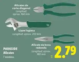Lidl Parkside - alicates oferta