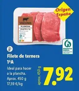 Lidl Filete de ternera oferta