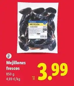 Lidl Mejillones frescos oferta