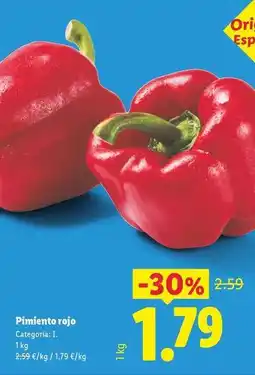 Lidl Pimiento rojo oferta