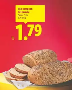 Lidl Pan campeon del mundo oferta
