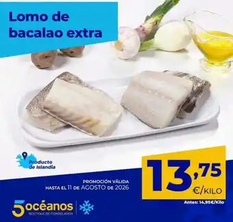 Lomo de bacalao extra