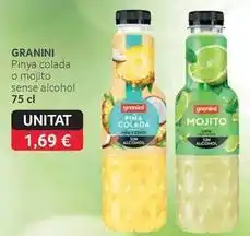 GM Cash & Carry Granini - pinya colada o mojito sense alcohol oferta