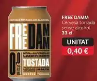 GM Cash & Carry Free damm - cervesa torrada sense alcohol oferta