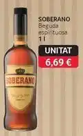 GM Cash & Carry Soberano - beguda espirituosa oferta